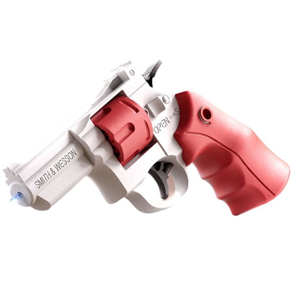 Vänster hjul mekanisk kontinuerlig vattenspray vattenstänk festivalleksak K R3B1 Red 1pcs