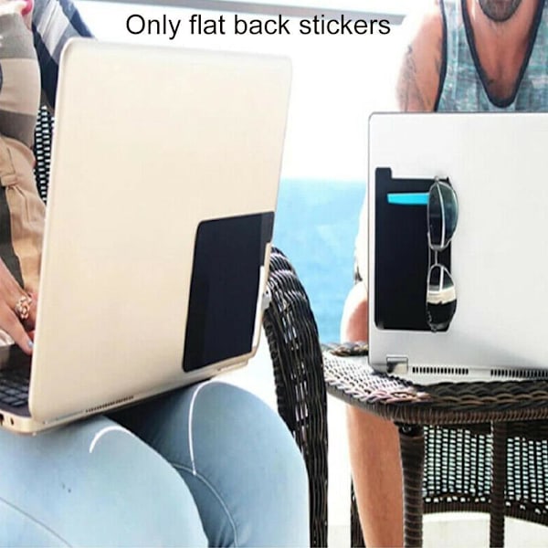 Självhäftande Förvaringsväska för Laptop Baksida Mus Digital Hårda Tillbehör Laptop Organizer Ficka Väska N0G1