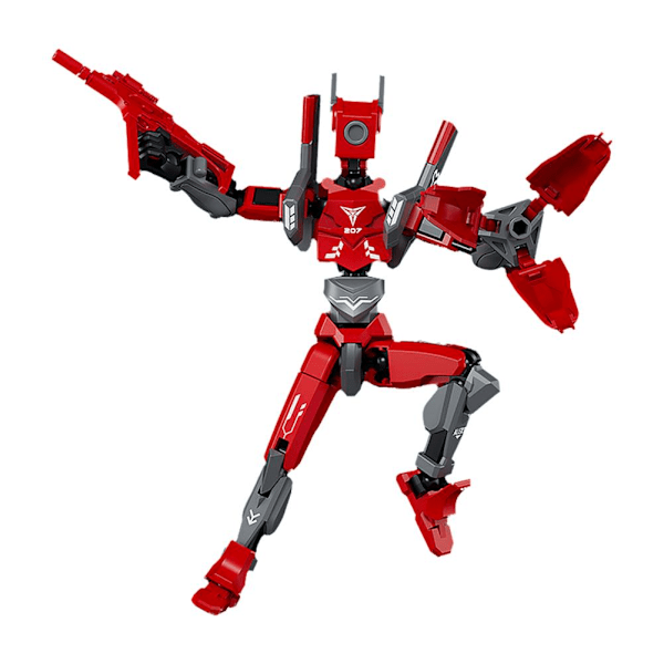 Actionfigur Titan 13 Actionfigur Dummy Lucky 13 Figur Tryckt Multi-ledad Rörlig Nova Y7R5 magnet Red 9 Accessories