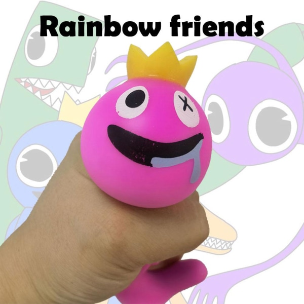 Roblox Rainbow Friends Squishy Toy Stress Lindra dekompression Blue Crown onesize