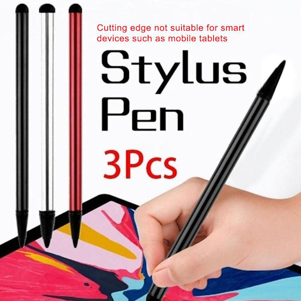 Universal Aktiv Stylus Touch Screen Penna För IOS Android Telefon Surfplatta silver One-size