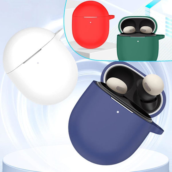 För Pixel Buds Pro 2 Bluetooth Hörlursfodral Dammtätt Fodral♤♤ red For Google Pixel Buds pro 2