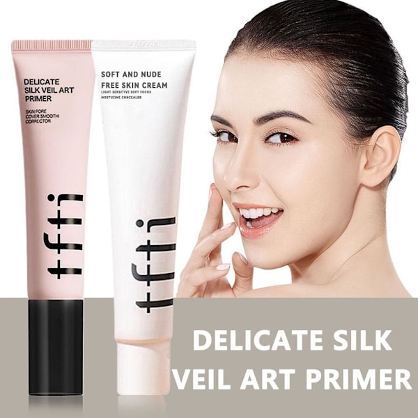 TFIT Delicate Silk Veil Art Primer 30ml 12H Passform & Långvarig K-Beauty. White 1pcs