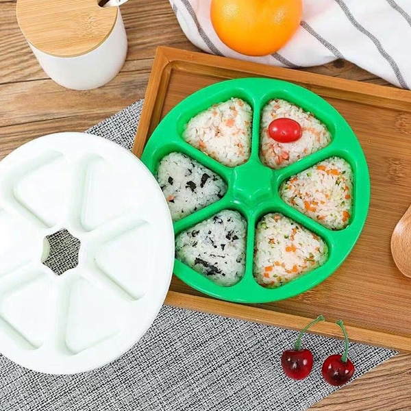 Onigiri Form Triangel Bento Box Japansk Sushi Tillverkning Sushi Kit Sushi Form SP green One size
