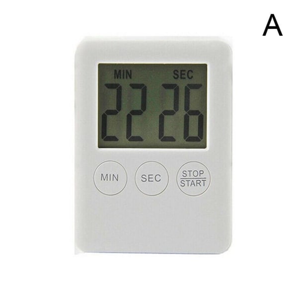 weeee Digital kökstimer Multifunktionell elektronisk timer LCD silver 1pcs