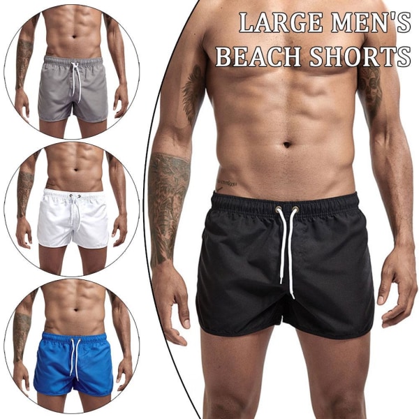 Badshorts för män Sommarbadkläder Man Baddräkt Surfbräda Man C grey XL