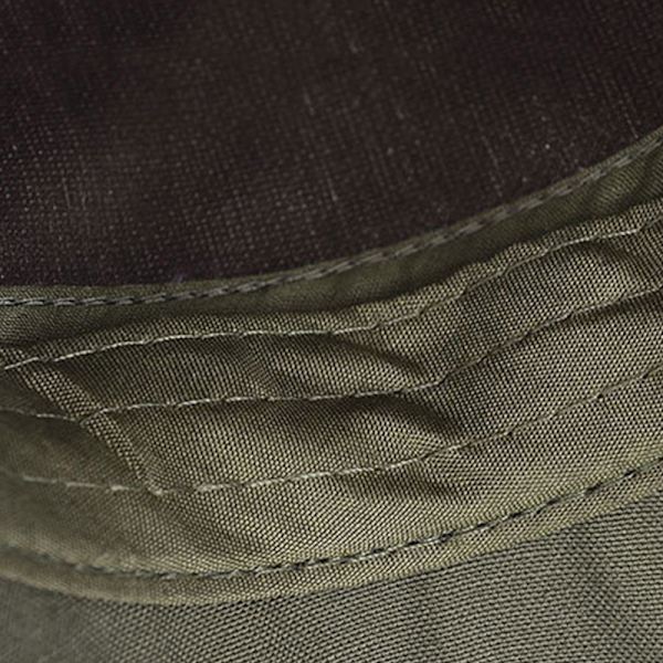 Modehatt med sömmar - Justerbar Militärkeps - Unisex - Green