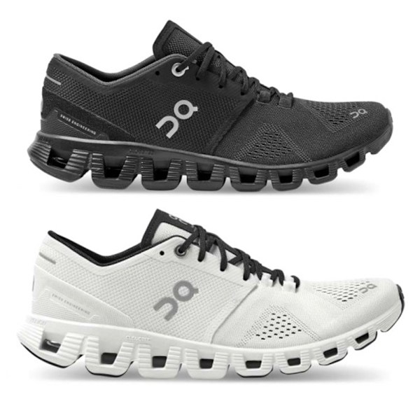 ON CLOUD 5 Herr Dam On Träningsskor Cloud X Andningsbara Sneakers Utomhus Lätta Skor för Bekväm Gång Löpning Arbets Sneakers White Black 38.5
