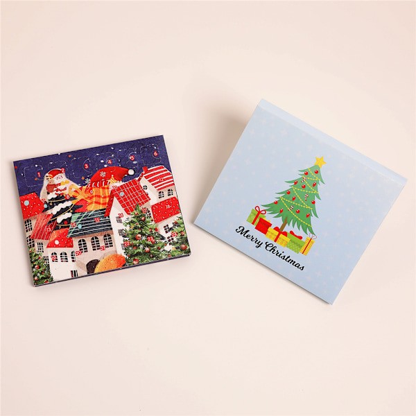 2024 Julkalender med 24 Dagar Nedräkning Julklapp DIY Smycken Charm Armband Blind Box