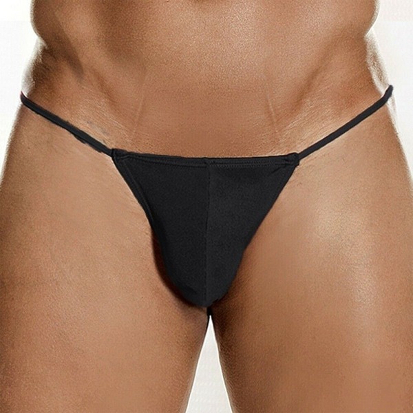 Herr Sexiga G-string Underkläder Underkläder Strumpor T-Baack Trosor black
