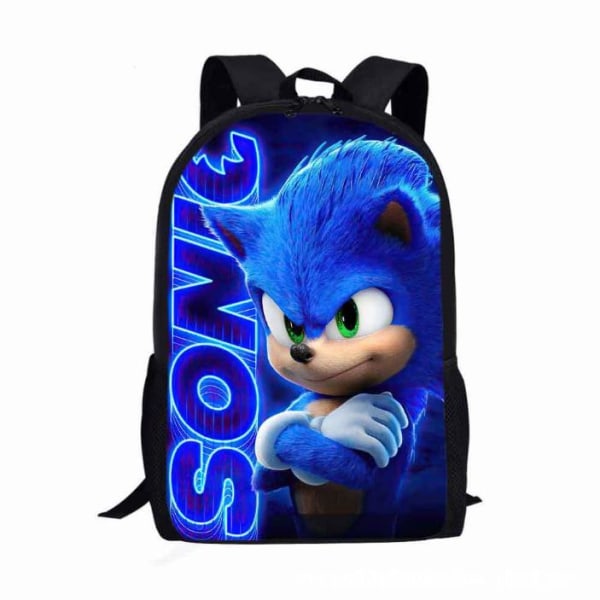 Pojkars Flickors Sonic Ryggsäck Skolväska för Studenter Anime Skolväska #1