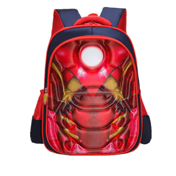 Barnryggsäck Spiderman Skolryggsäck Förskole Ryggsäck steel-A