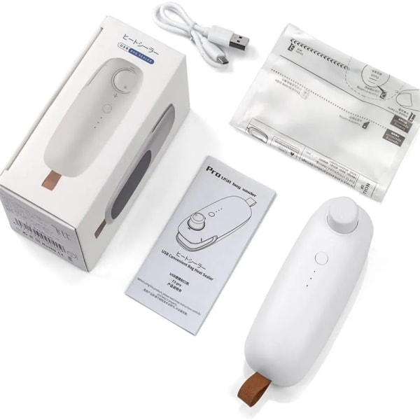 2 I 1 Bag Sealer Mini Handheld Bag Heat Vacuum Sealer