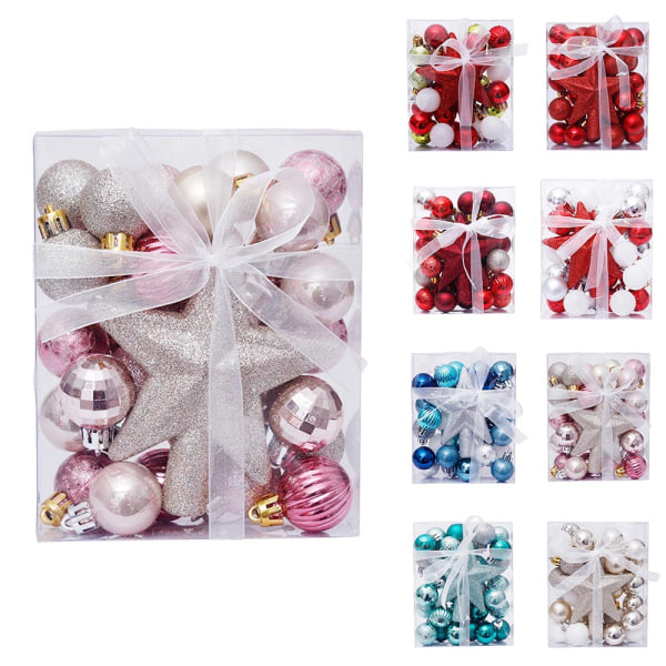 30 st julgranspynt i bollform - Julgranshängande E 30PCS