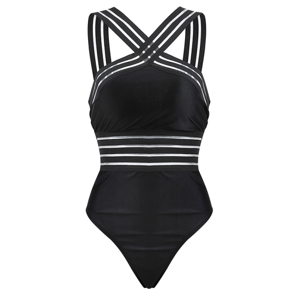 Dam Korsa En-Delad Monokini Baddräkt Svart Black XL