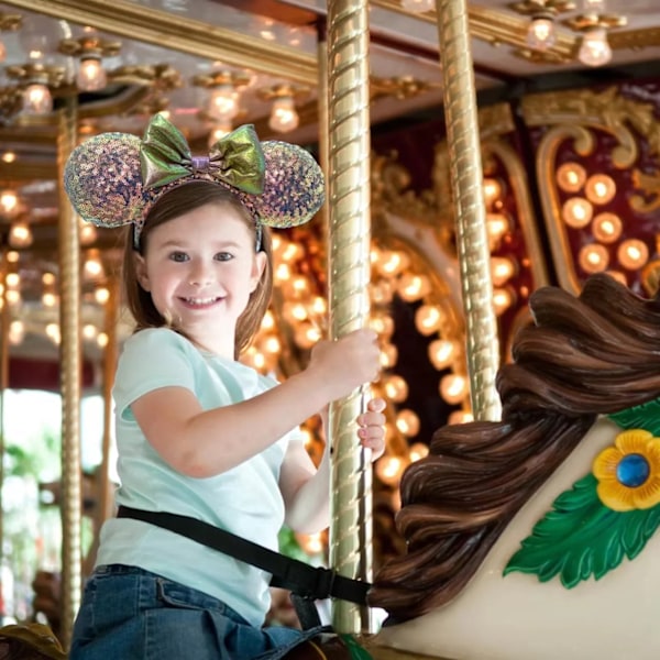 Disney Parks Sjældne Ører 50-års Jubilæum Earidescent Iridescent Pink Hårbøjle