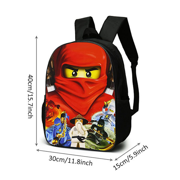 Lasten oppilaiden reppu pojille tytöille matkareppu koululaukku D 30*15*40cm