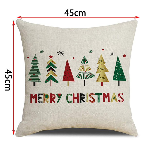 God Jul Hemkudde Kuddfodral Dekoration F