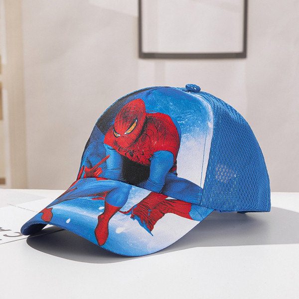 Barn pojke flicka tecknad superhjälte baseball cap Peaked monterad hatt Spiderman B