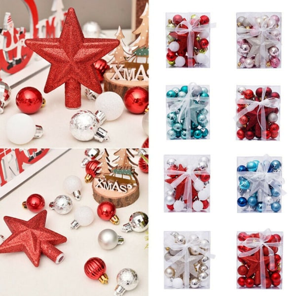 30 st julgranspynt i bollform - Julgranshängande H 30PCS
