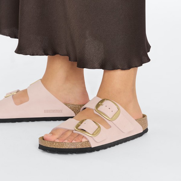 Birkenstock Arizona Soft Footbed Tofflor Unisex Sandaler Slip On Vardagsskor Pink 41