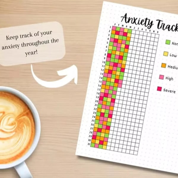 Bullet Journaling -peli, Bullet Journaling -muistikirja, Tapaseuranta Bullet Journaling, Buotllet Journalinging -pelikirja