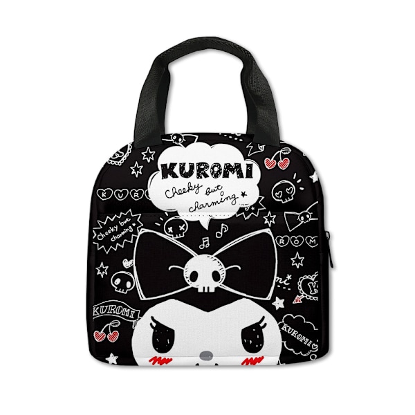 Lasten Kuromi Eristetty Lounasrasia Lounaskassi Ruokapakkaus Kouluun Piknik-Laatikko #3