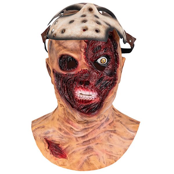 Halloween-naamio, kaksikerroksinen kauhu-zombie-kauhu, vaatetusrekvisiitta