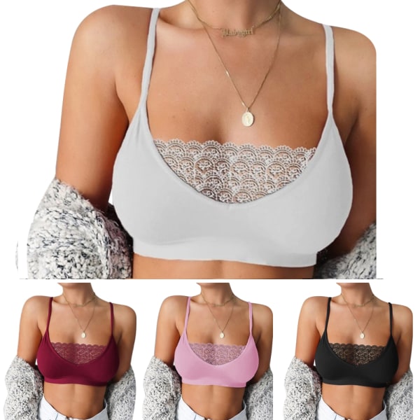 Sexig Lingerie BH Toppar Underkläder Nattkläder för Kvinnor Wine Red 3XL