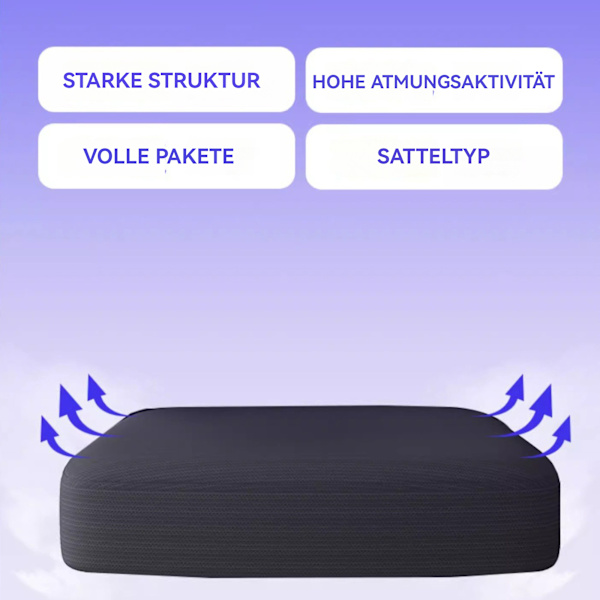 Kontorsstol med 3D-kudde, Svängbar Stol, Chefsstol, Ergonomisk Gamingstol, med Andningsbart Nätöverdrag, Fällbara Armstöd, Ländryggsstöd Black