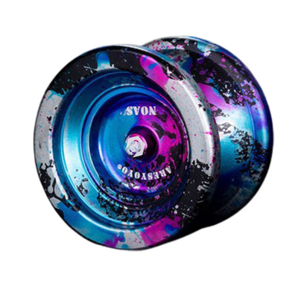 Metal Game Version YOYO Ball Aluminium Alloy Kid Toy Pink blue silver
