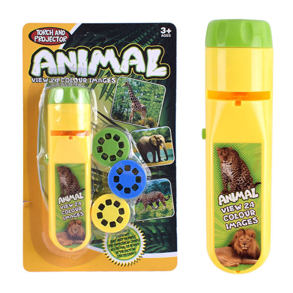 Animal Projection Ficklampa / Real / för barn Early Educati animal
