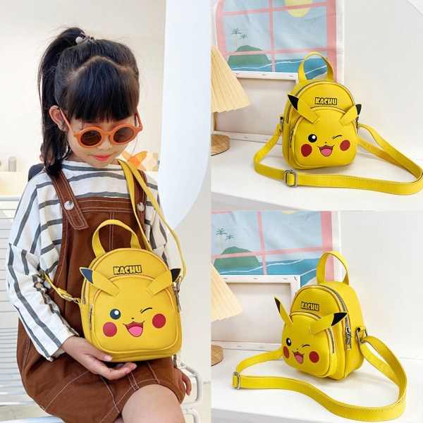 Junior ryggsäck Pikachu bokväska Anime Cartoon Casual skolväska