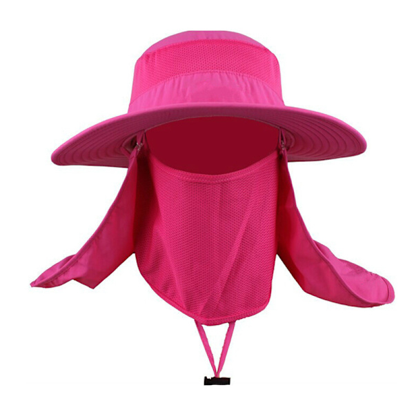 Mesh Fishmen hatte med bred skygge og klap til mænd og kvinder med maske Army green