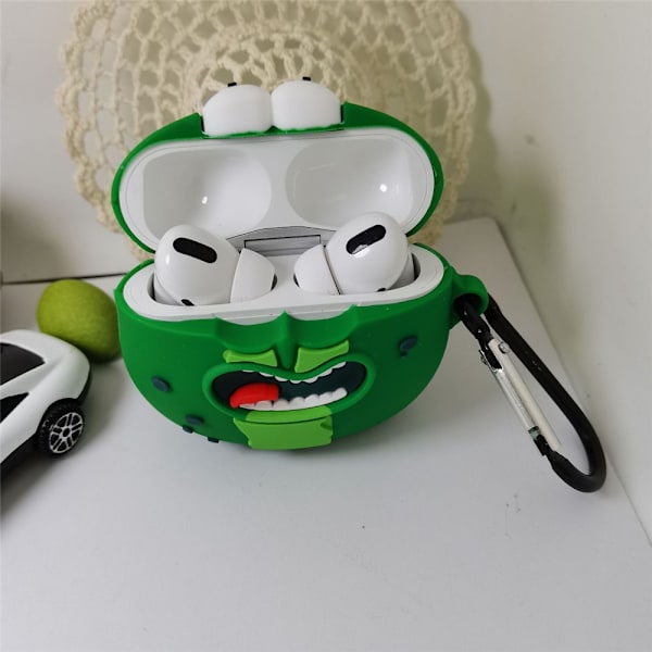Söt Rick Silikonhörlursfodral för AirPods 1/2 3 Pro Skyddande Fodral 3rd generation