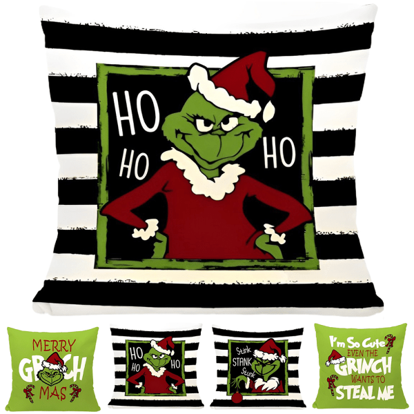 Julgrinch Kuddfodral Dekoration Julgåva Barn D