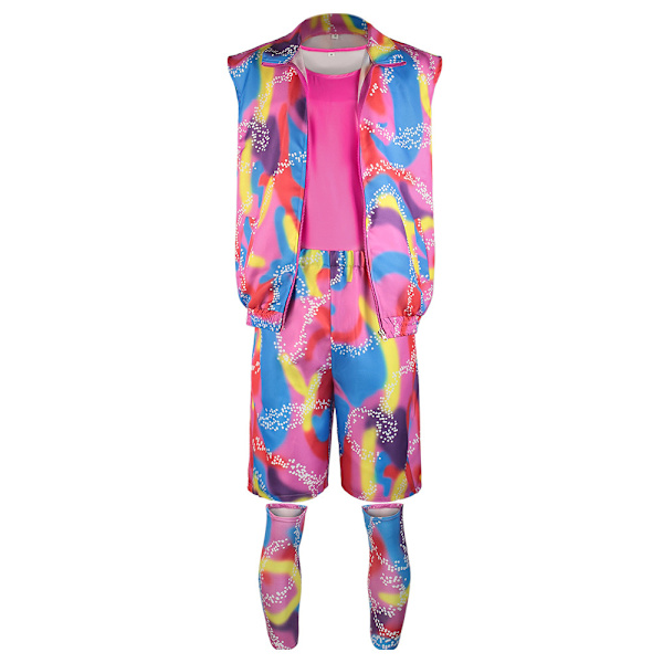 Elokuva Barbie Ken Cosplay Puku Halloween-asu Men M