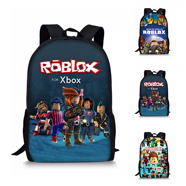 Roblox Spel Ryggsäck för Barn Resväskor Present C