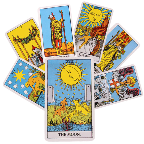 78 st Smith - Waite -Tarot Centennal Edition Game Destiny Cards D(Plain)