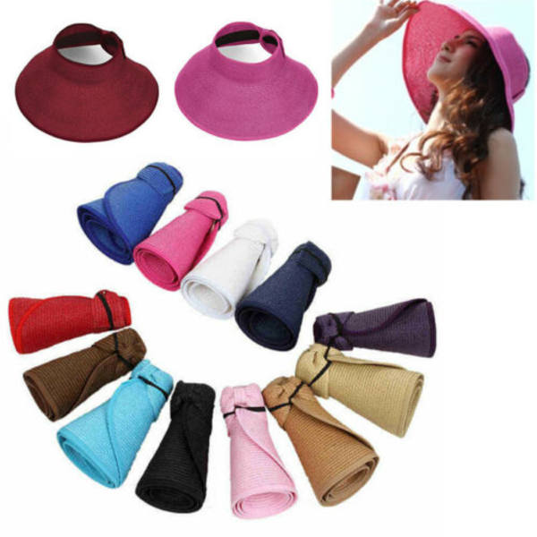 Tom Solhatt - Andningsbar Vikbar Halmhatt - Damhatt Pink