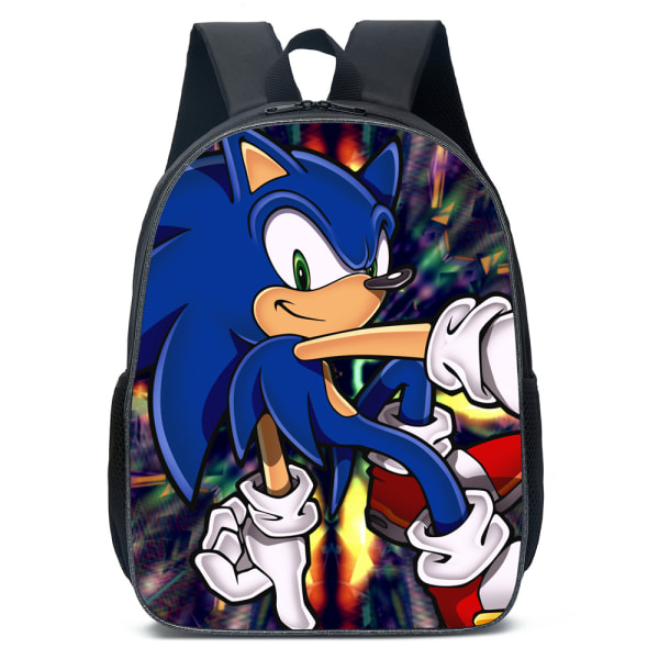 Sonic The Hedgehog2 ryggsäck skolväska för pojkar B