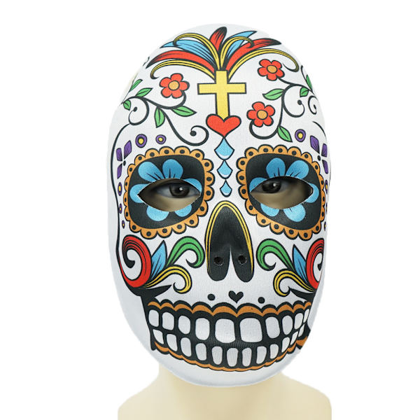 Day of The Dead Sukkerkranie Maske Halloween Maske Maskerade Men