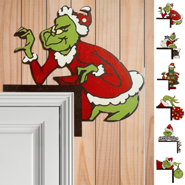 Julstölden Dörrhörna Dekor Ram Logotyp Ornament Present C