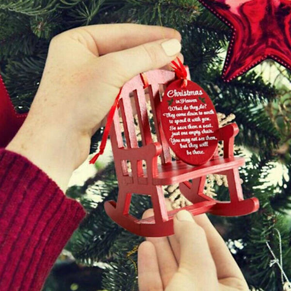 Julminneshänge i trä, miniatyr