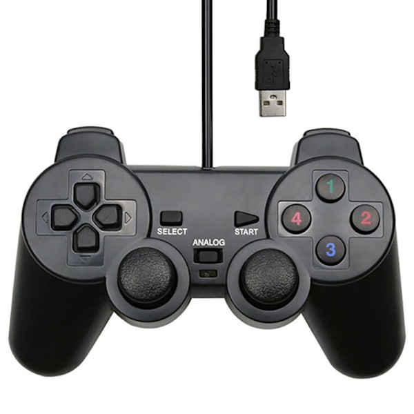 PC Wired Gamepad / Double Impact Controller / USB Gamepad /