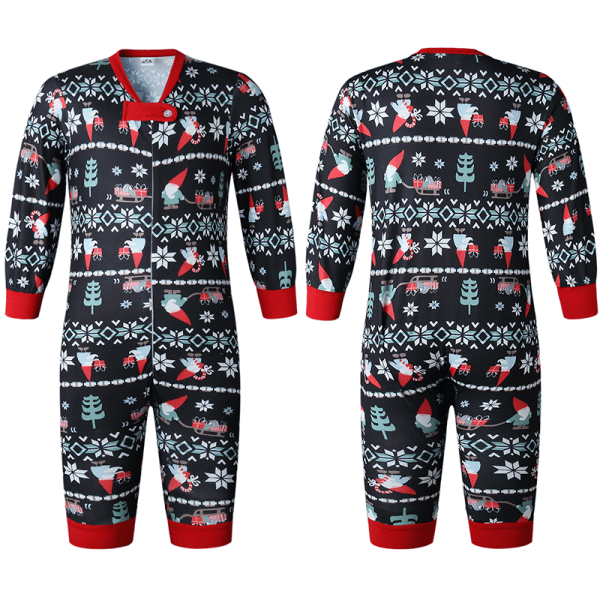 Christmas Pyjamas Set Familjen sovkläder Snowflake förälder-barn baby 18M