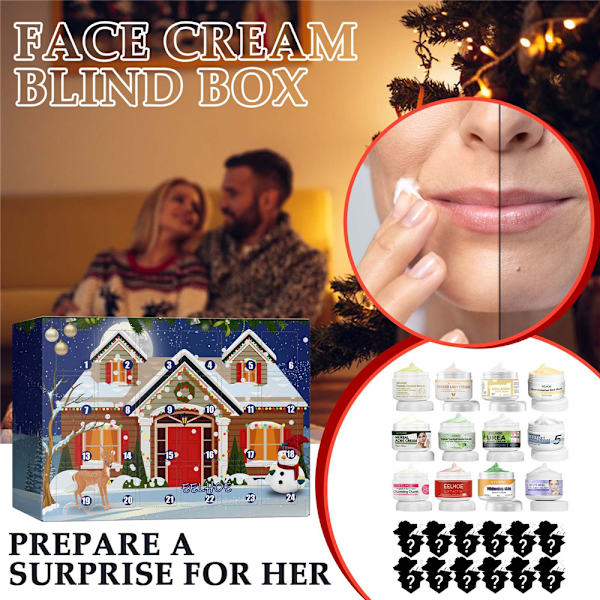 Julkalender 24 Dagar Flickor Hudvård Set Present