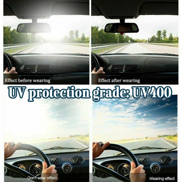 Retro Antireflex UV400 Skydds Solglasögon As pics 3pair