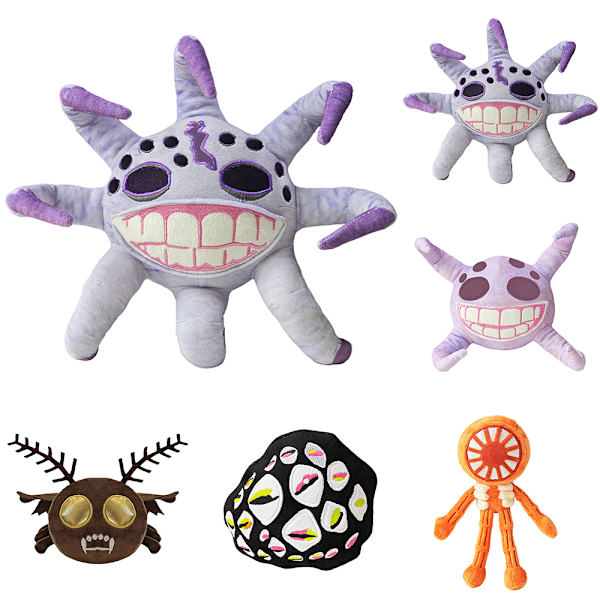 Doors Floor 2 The Batmoths Plysjleker Figurer Myk Utstoppet Dukke, Morsomme Samleobjekter Leker Jul Halloween Bursdager Beste Gave til Spillfans eller Barn C
