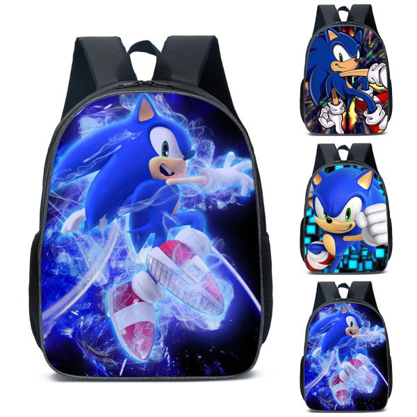 Sonic The Hedgehog2 ryggsäck skolväska för pojkar A